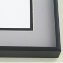 Matte black canvas depth 1" flat top standard image